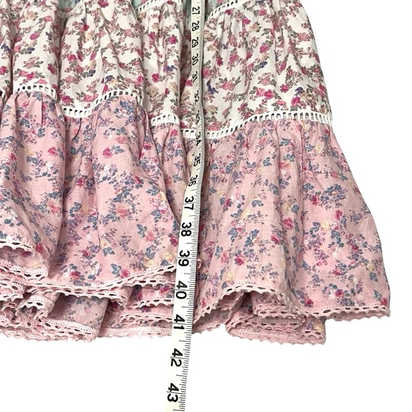 LoveShackFancy x Target Camille Babydoll Dress XS Cottagecore Floral Tiered NWT - Picture 4 of 10